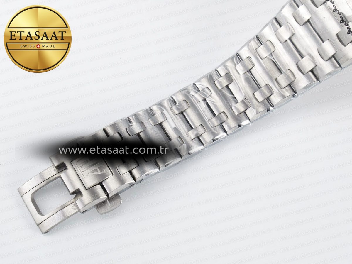 Audemars Piguet Royal Oak Offshore 42mm Panda SS TKF Best Edition White/Black Dial on SS Bracelet A7750 - Görsel 19