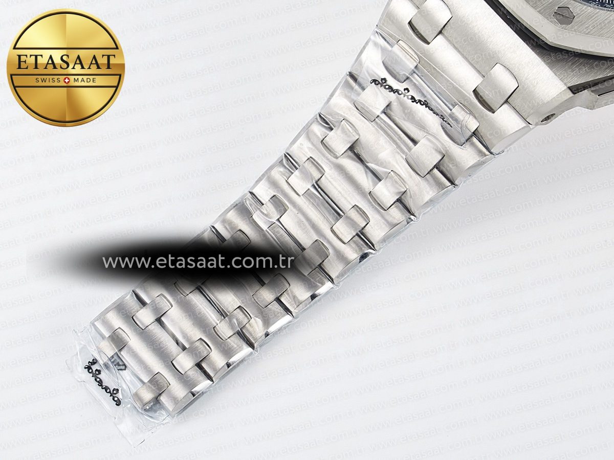 Audemars Piguet Royal Oak Offshore 42mm Panda SS TKF Best Edition White/Black Dial on SS Bracelet A7750 - Görsel 20