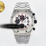 Audemars Piguet Royal Oak Offshore 42mm Panda Tkf A7750 Eta Saat - Görsel 3 - 1:1 Süper Klon Saat