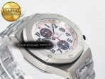 Audemars Piguet Royal Oak Offshore 42mm Panda SS TKF Best Edition White/Black Dial on SS Bracelet A7750 - Görsel 7