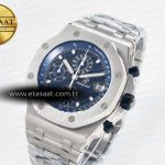 Audemars Piguet Royal Oak Offshore 42mm Re-edition SS TKF Best Edition Blue Dial on SS Bracelet A7750