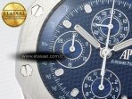 Audemars Piguet Royal Oak Offshore 42mm Re-edition SS TKF Best Edition Blue Dial on SS Bracelet A7750 - Görsel 10