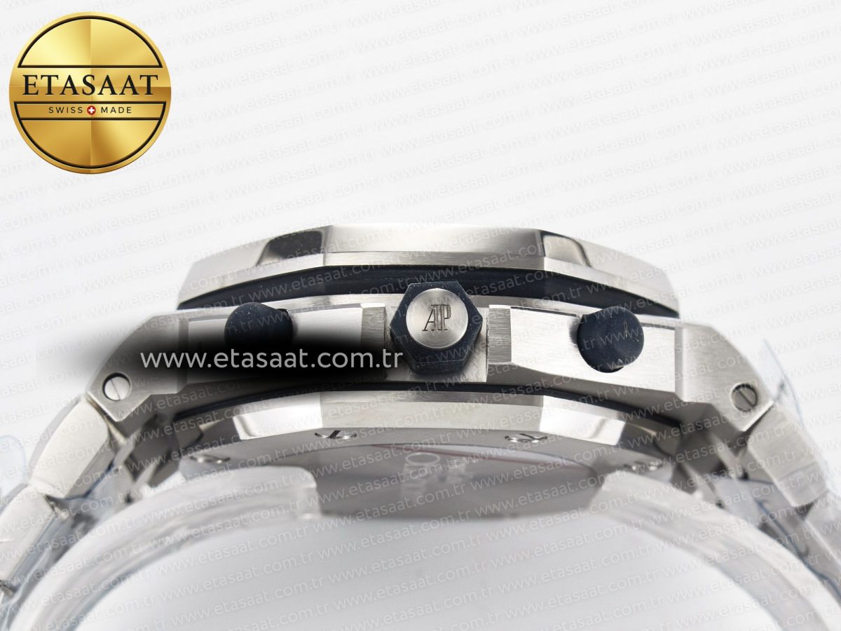 Audemars Piguet Royal Oak Offshore 42mm Re-edition SS TKF Best Edition Blue Dial on SS Bracelet A7750 - Görsel 16