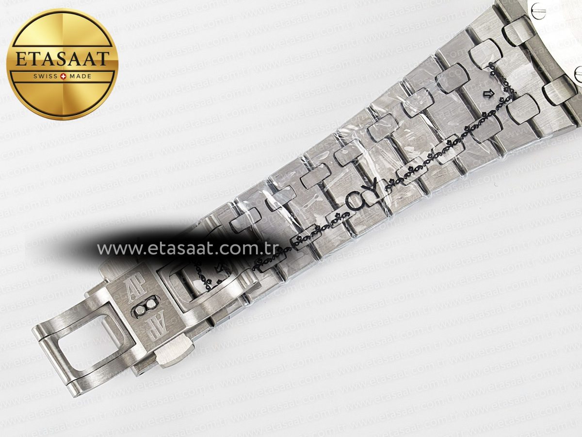 Audemars Piguet Royal Oak Offshore 42mm Re-edition SS TKF Best Edition Blue Dial on SS Bracelet A7750 - Görsel 21