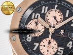 Audemars Piguet Royal Oak Offshore 42mm Best Edition Black Dial on RG Bracelet A7750 - Görsel 11