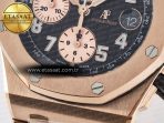 Audemars Piguet Royal Oak Offshore 42mm Best Edition Black Dial on RG Bracelet A7750 - Görsel 14