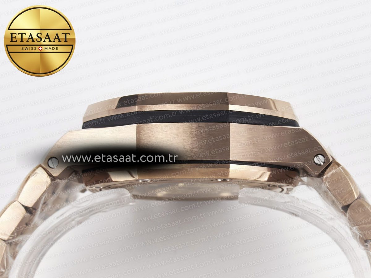 Audemars Piguet Royal Oak Offshore 42mm Best Edition RG Dial on RG Bracelet A7750 - Görsel 16