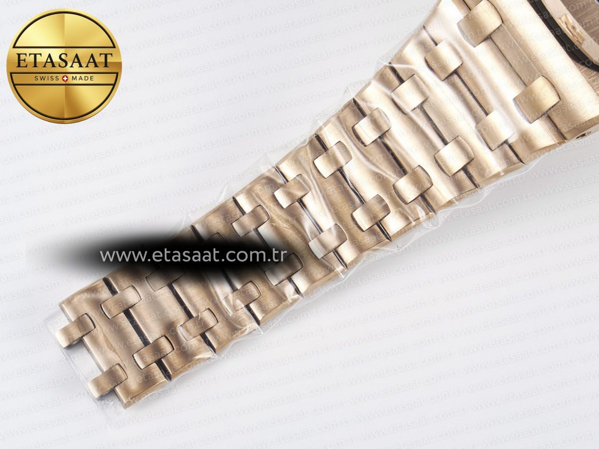 Audemars Piguet Royal Oak Offshore 42mm Best Edition RG Dial on RG Bracelet A7750 - Görsel 25