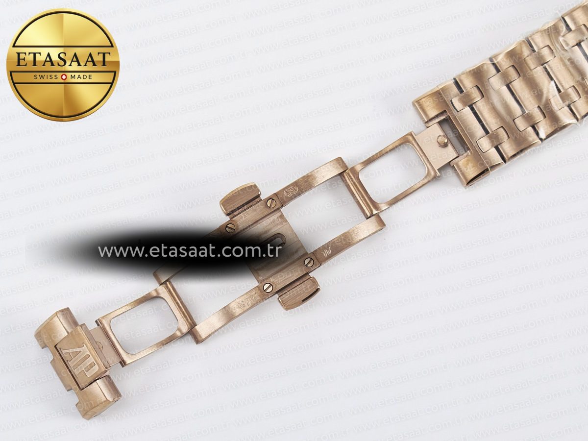 Audemars Piguet Royal Oak Offshore 42mm Best Edition RG Dial on RG Bracelet A7750 - Görsel 30