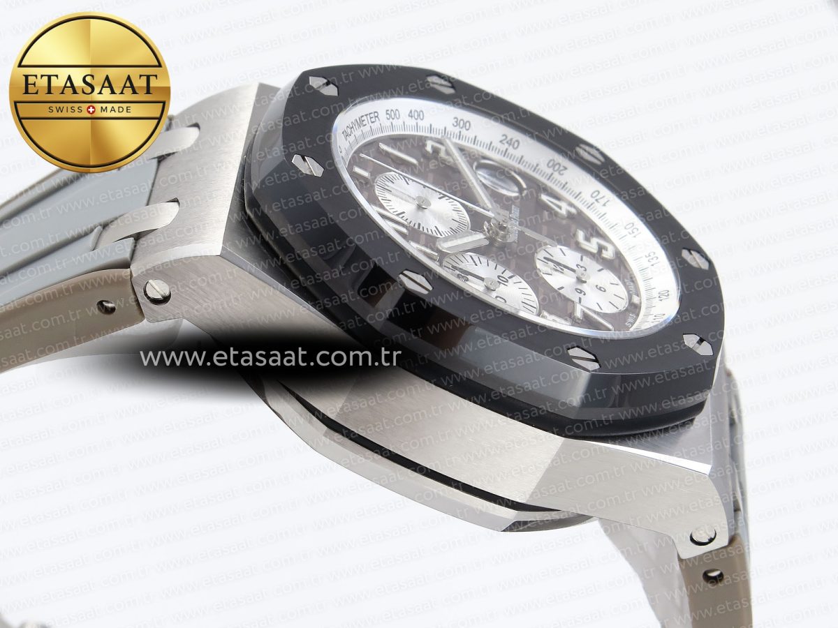Audemars Piguet Royal Oak Offshore Ceramic Bezel Grey Dial - Görsel 9