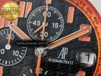 Audemars Piguet Royal Oak Offshore 42mm Volcano TKF Best Edition Black Dial on Black Leather Strap A7750 - Görsel 11