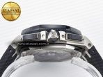 Audemars Piguet Royal Oak Offshore 44mm Black Ceramic SS TKF 1:1 Best Edition Black/White Dial on Black Rubber Strap A3126 - Görsel 16