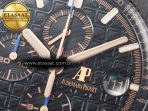 Audemars Piguet Royal Oak Offshore 44mm Black Ceramic Best Edition Black Dial on Black Rubber A3126 - Görsel 12