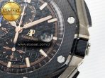 Audemars Piguet Royal Oak Offshore 44mm Black Ceramic Best Edition Black Dial on Black Rubber A3126 - Görsel 13