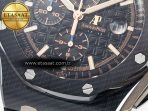 Audemars Piguet Royal Oak Offshore 44mm Black Ceramic Best Edition Black Dial on Black Rubber A3126 - Görsel 14