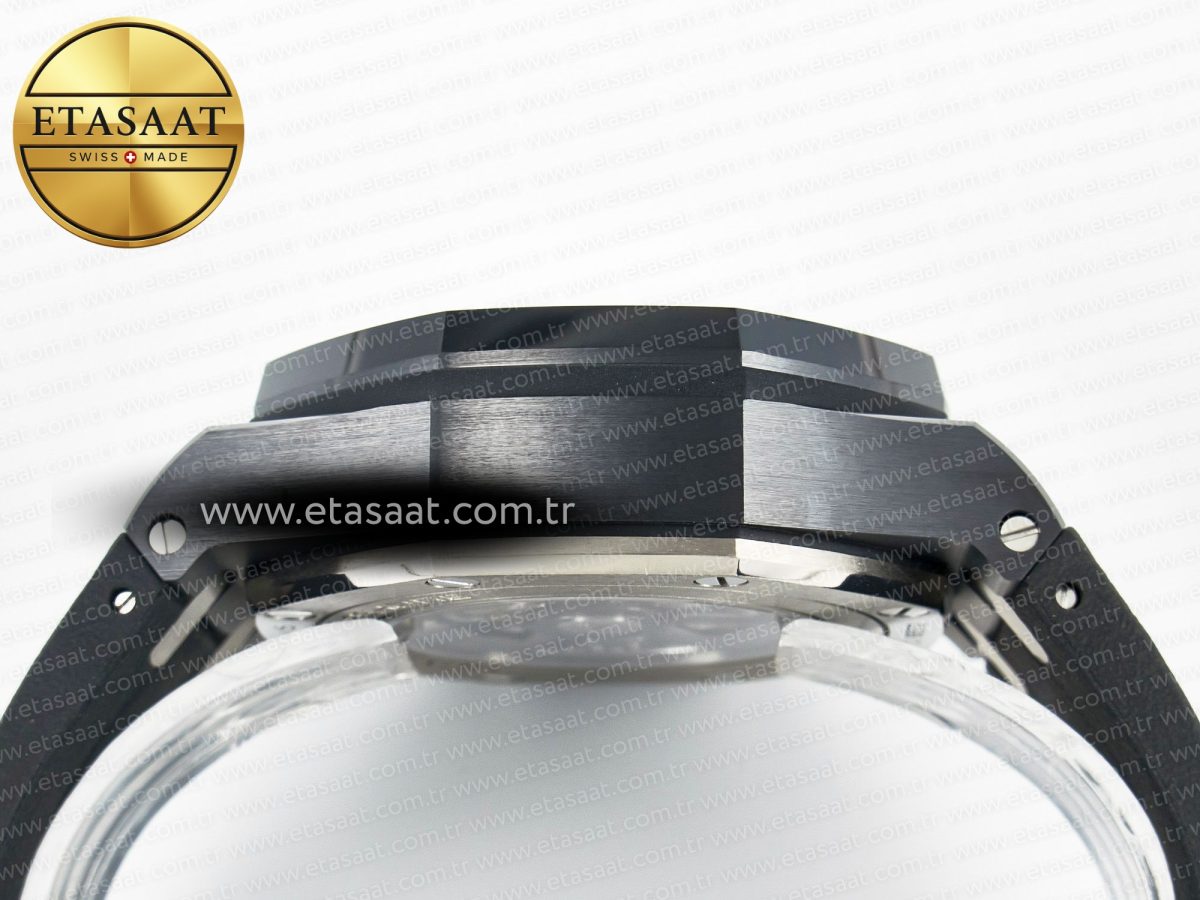 Audemars Piguet Royal Oak Offshore 44mm Black Ceramic Best Edition Black Dial on Black Rubber A3126 - Görsel 16
