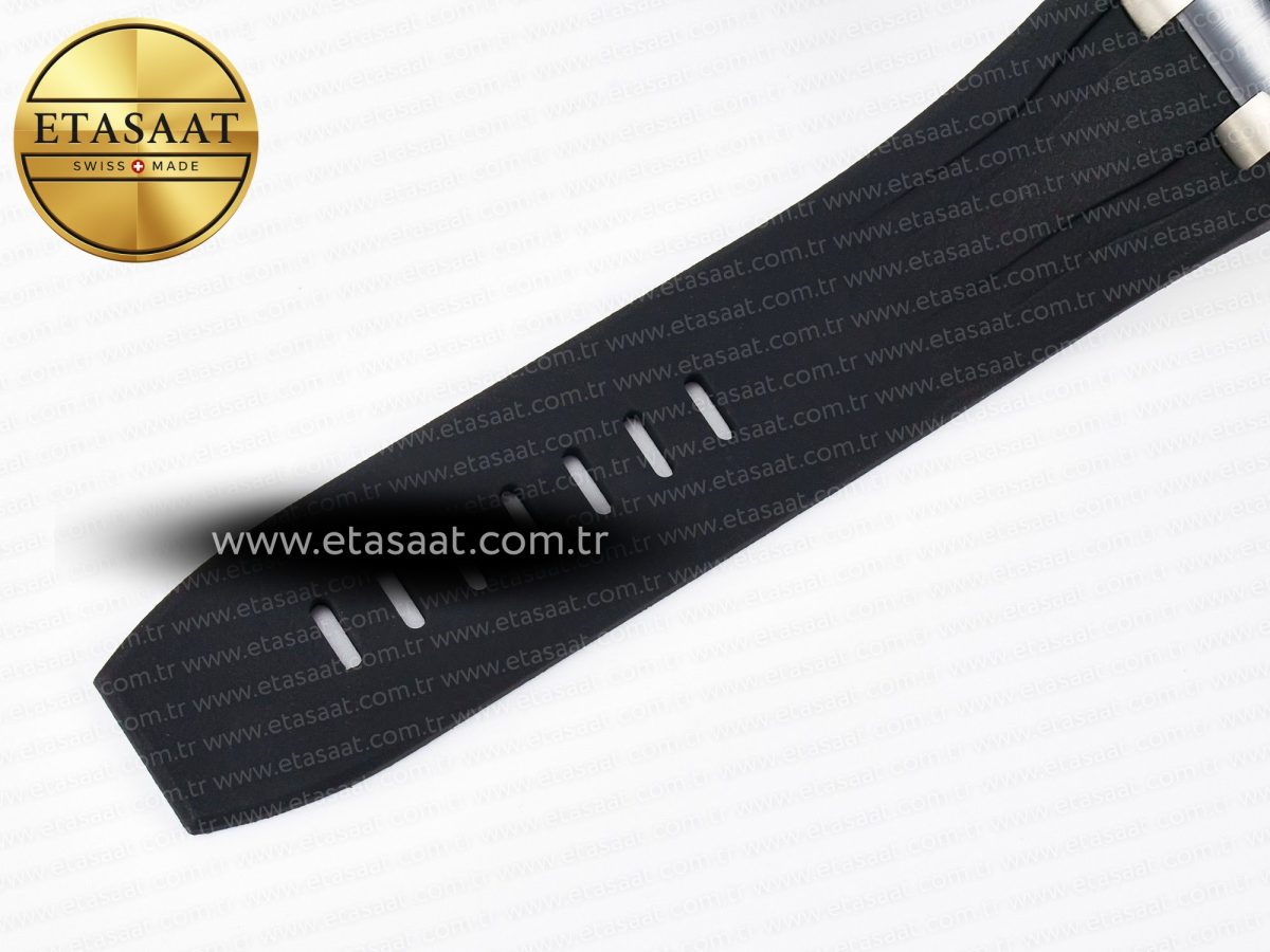Audemars Piguet Royal Oak Offshore 44mm Black Ceramic Best Edition Black Dial on Black Rubber A3126 - Görsel 25