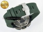Audemars Piguet Royal Oak Offshore 44mm Black Ceramic TKF 1:1 Best Edition Green Dial on Green Rubber Strap A3126 - Görsel 17
