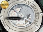 Audemars Piguet Royal Oak Offshore 44mm Black Ceramic TKF 1:1 Best Edition Green Dial on Green Rubber Strap A3126 - Görsel 20