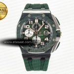 Audemars Piguet Royal Oak Offshore 44mm Siyah Seramik A3126 Eta Saat - Görsel 3 - 1:1 Süper Klon Saat
