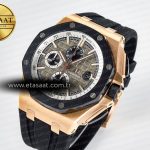 Audemars Piguet Royal Oak Offshore 44mm RG TKF 1:1 Best Edition Gray Dial on Black Rubber Strap A3126