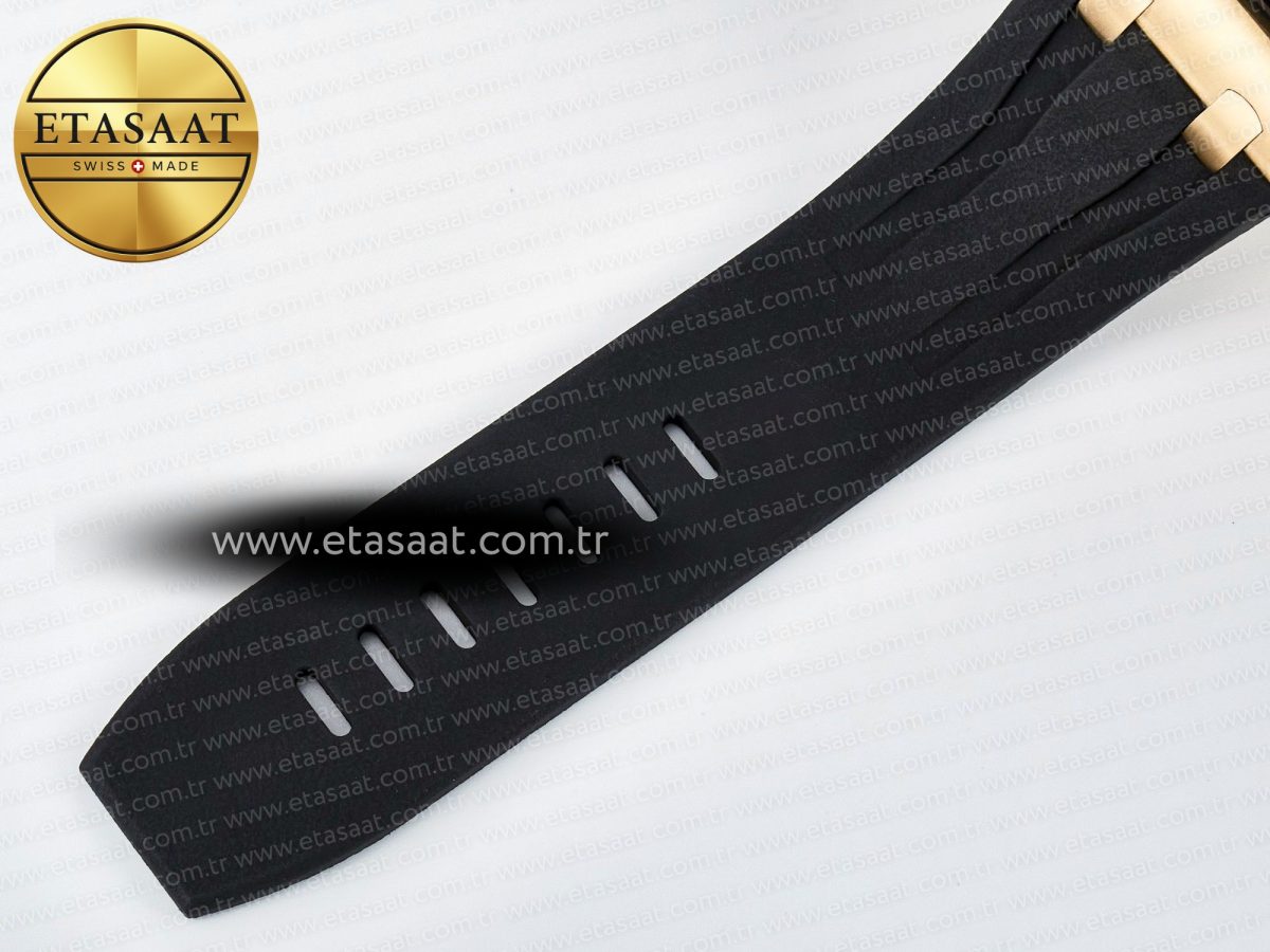 Audemars Piguet Royal Oak Offshore 44mm RG TKF 1:1 Best Edition Gray Dial on Black Rubber Strap A3126 - Görsel 23