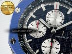 Audemars Piguet Royal Oak Offshore 44mm SS TKF 1:1 Best Edition Blue Dial on Blue Camou Rubber Strap A3126 - Görsel 10