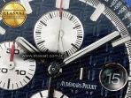Audemars Piguet Royal Oak Offshore 44mm SS TKF 1:1 Best Edition Blue Dial on Blue Camou Rubber Strap A3126 - Görsel 11