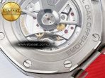 Audemars Piguet Royal Oak Offshore 44mm SS TKF 1:1 Best Edition Blue/Red Dial on Blue/Red Rubber Strap A3126 - Görsel 22