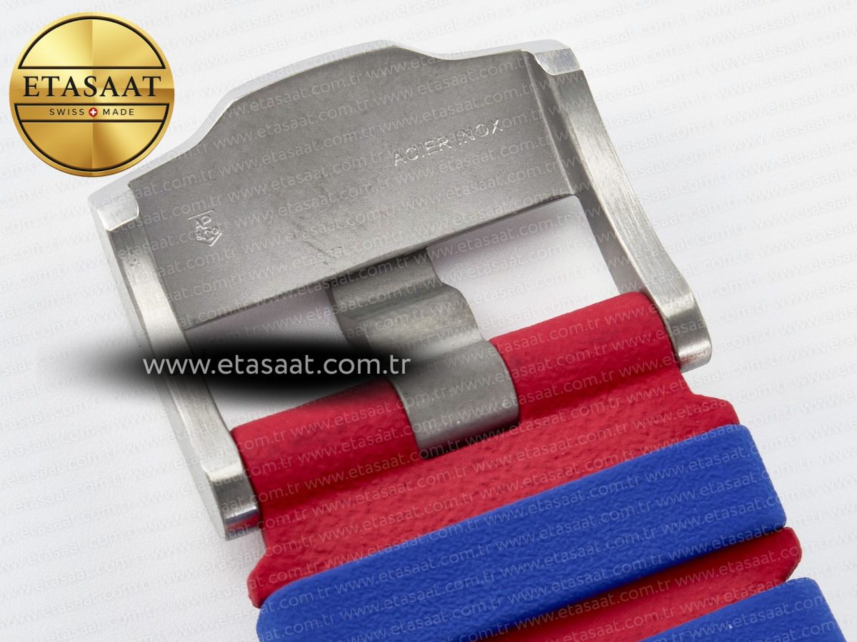 Audemars Piguet Royal Oak Offshore 44mm SS TKF 1:1 Best Edition Blue/Red Dial on Blue/Red Rubber Strap A3126 - Görsel 26