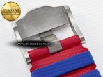 Audemars Piguet Royal Oak Offshore 44mm SS TKF 1:1 Best Edition Blue/Red Dial on Blue/Red Rubber Strap A3126 - Görsel 26