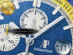 Audemars Piguet Royal Oak Offshore 44mm SS TKF 1:1 Best Edition Blue/Yellow Dial on Blue/Yellow Rubber Strap A3126 - Görsel 11
