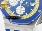 Audemars Piguet Royal Oak Offshore 44mm SS TKF 1:1 Best Edition Blue/Yellow Dial on Blue/Yellow Rubber Strap A3126 - Görsel 13