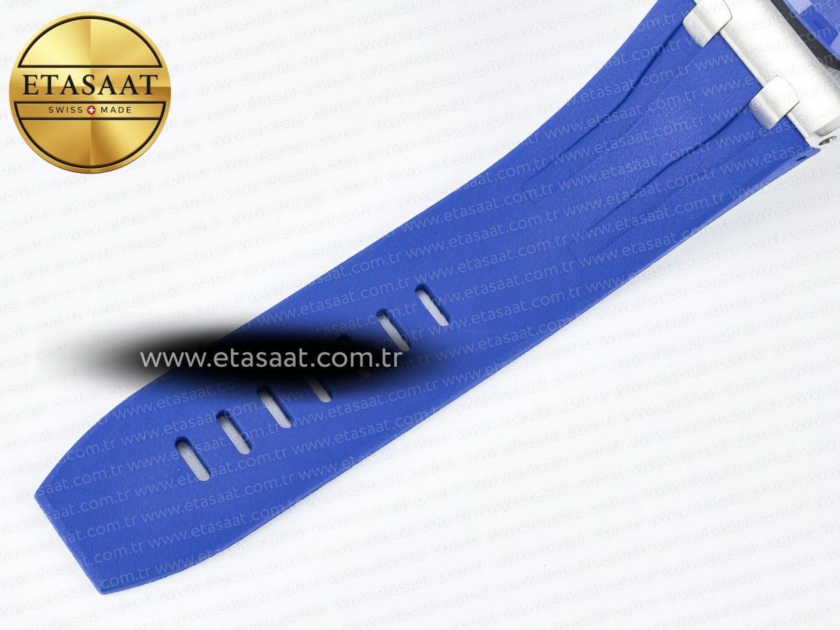 Audemars Piguet Royal Oak Offshore 44mm SS TKF 1:1 Best Edition Blue/Yellow Dial on Blue/Yellow Rubber Strap A3126 - Görsel 23