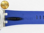 Audemars Piguet Royal Oak Offshore 44mm SS TKF 1:1 Best Edition Blue/Yellow Dial on Blue/Yellow Rubber Strap A3126 - Görsel 27