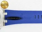 Audemars Piguet Royal Oak Offshore 44mm SS TKF 1:1 Best Edition Blue/Yellow Dial on Blue/Yellow Rubber Strap A3126 - Görsel 27