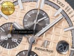 Audemars Piguet Royal Oak Offshore 44mm Best Edition Cream Dial on Green Camou Rubber Strap A3126 - Görsel 12
