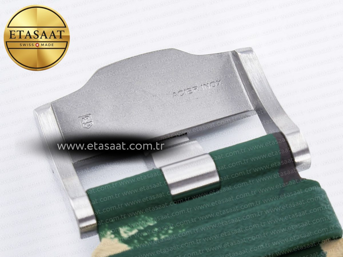 Audemars Piguet Royal Oak Offshore 44mm Best Edition Cream Dial on Green Camou Rubber Strap A3126 - Görsel 28