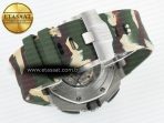 Audemars Piguet Royal Oak Offshore 44mm SS TKF 1:1 Best Edition Green Dial on Green Camou Rubber Strap A3126 - Görsel 17