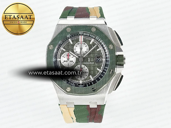Audemars Piguet Royal Oak Offshore 44mm Tkf Yeşil A3126 Eta Saat - 1:1 Süper Klon Replika Saat