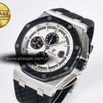 Audemars Piguet Royal Oak Offshore 44mm Best Edition White Dial on Black Rubber Strap A3126