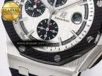 Audemars Piguet Royal Oak Offshore 44mm Best Edition White Dial on Black Rubber Strap A3126 - Görsel 14