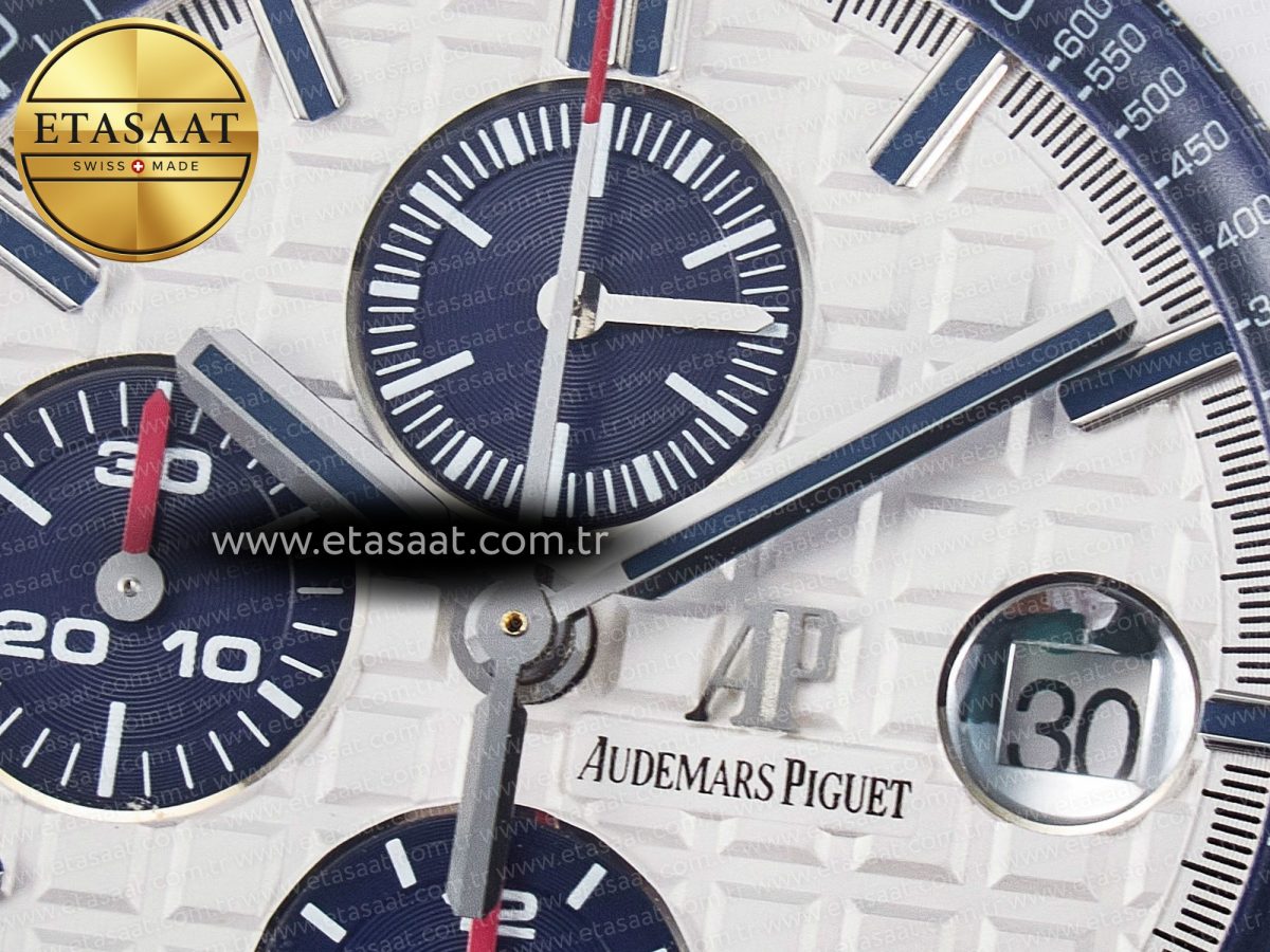 Audemars Piguet Royal Oak Offshore 44mm White Ceramic TKF - Görsel 12