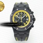 Audemars Piguet Royal Oak Offshore Bumble Bee Dövme Mod Eta Saat - Görsel 3 - 1:1 Süper Klon Saat