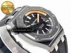 Audemars Piguet Royal Oak Offshore Diver 15707 Black Ceramic ZF 1:1 Best Edition SA3120 Super Clone - Görsel 7