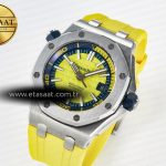 Audemars Piguet Royal Oak Offshore Diver Forged Carbon IPF Best Edition on Rubber Strap MIYOTA 9019
