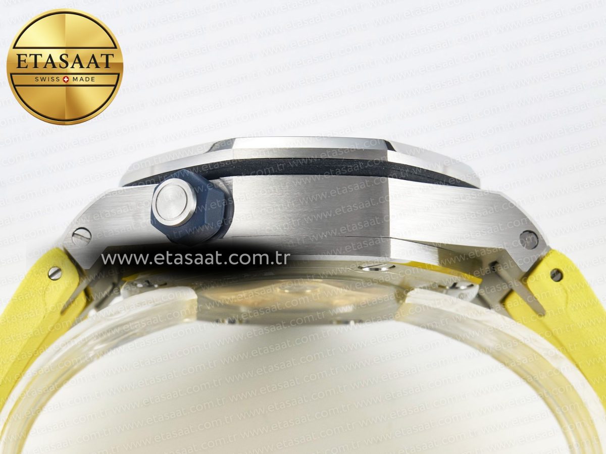 Audemars Piguet Royal Oak Offshore Diver Forged Carbon IPF Best Edition on Rubber Strap MIYOTA 9019 - Görsel 15