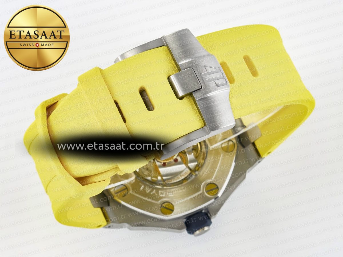 Audemars Piguet Royal Oak Offshore Diver Forged Carbon IPF Best Edition on Rubber Strap MIYOTA 9019 - Görsel 16