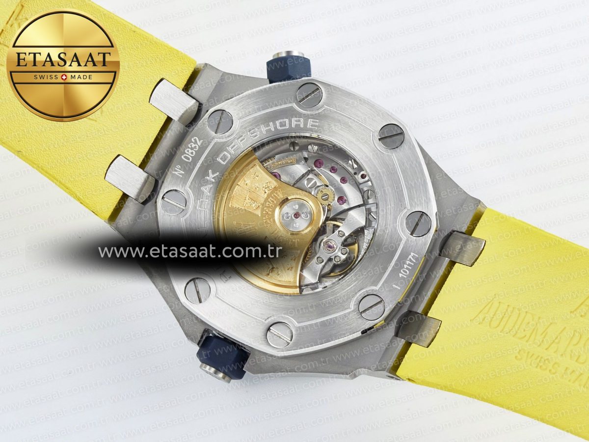 Audemars Piguet Royal Oak Offshore Diver Forged Carbon IPF Best Edition on Rubber Strap MIYOTA 9019 - Görsel 17