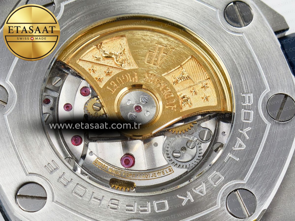 Audemars Piguet Royal Oak Offshore Diver Forged Carbon IPF Best Edition on Rubber Strap MIYOTA 9019 - Görsel 19